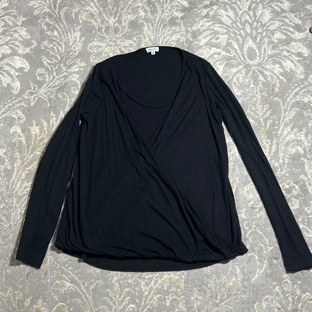 A soft, long sleeve top